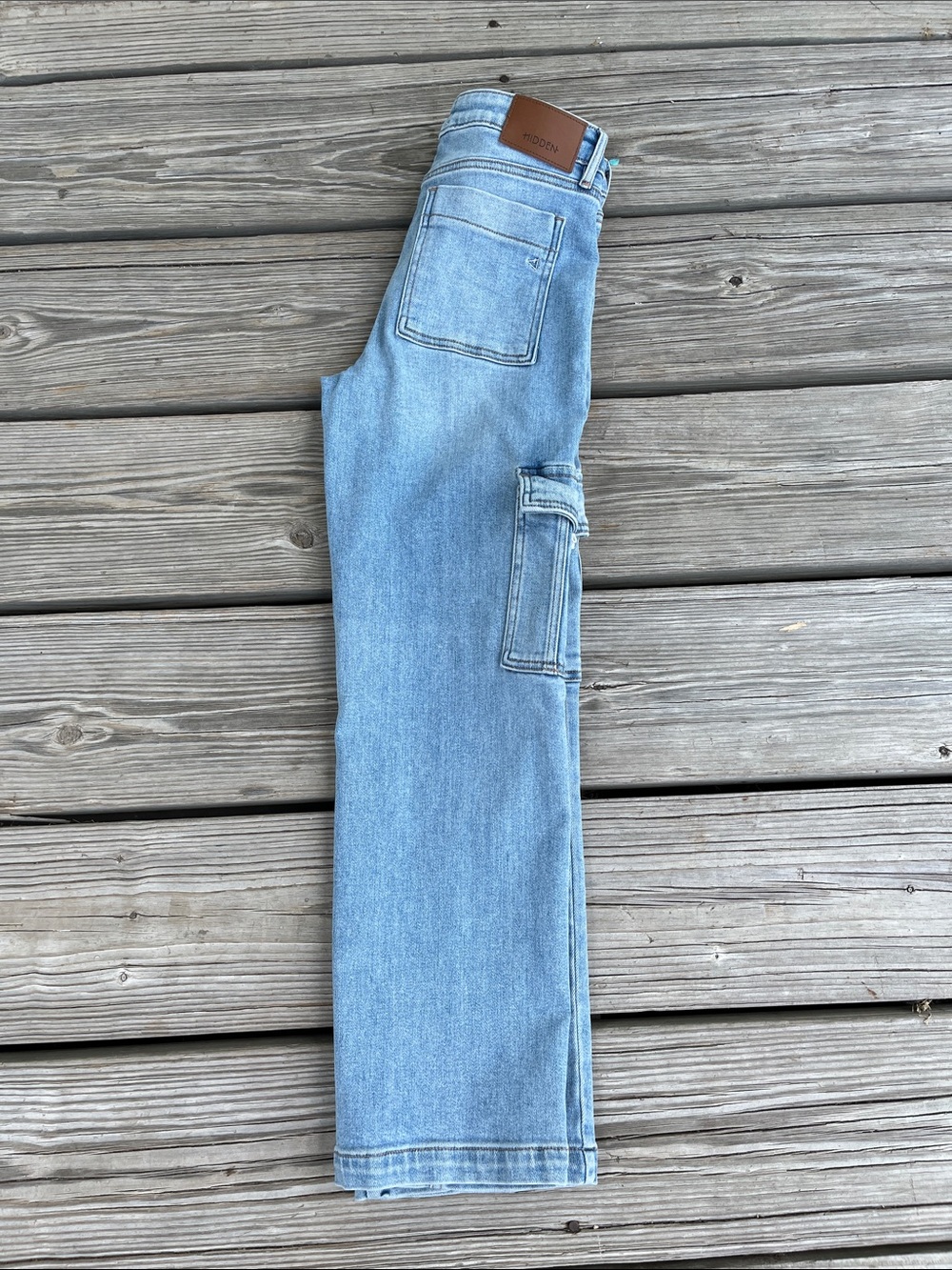 Hidden Light Wash Carpenter Jeans Boot Cut & Flare